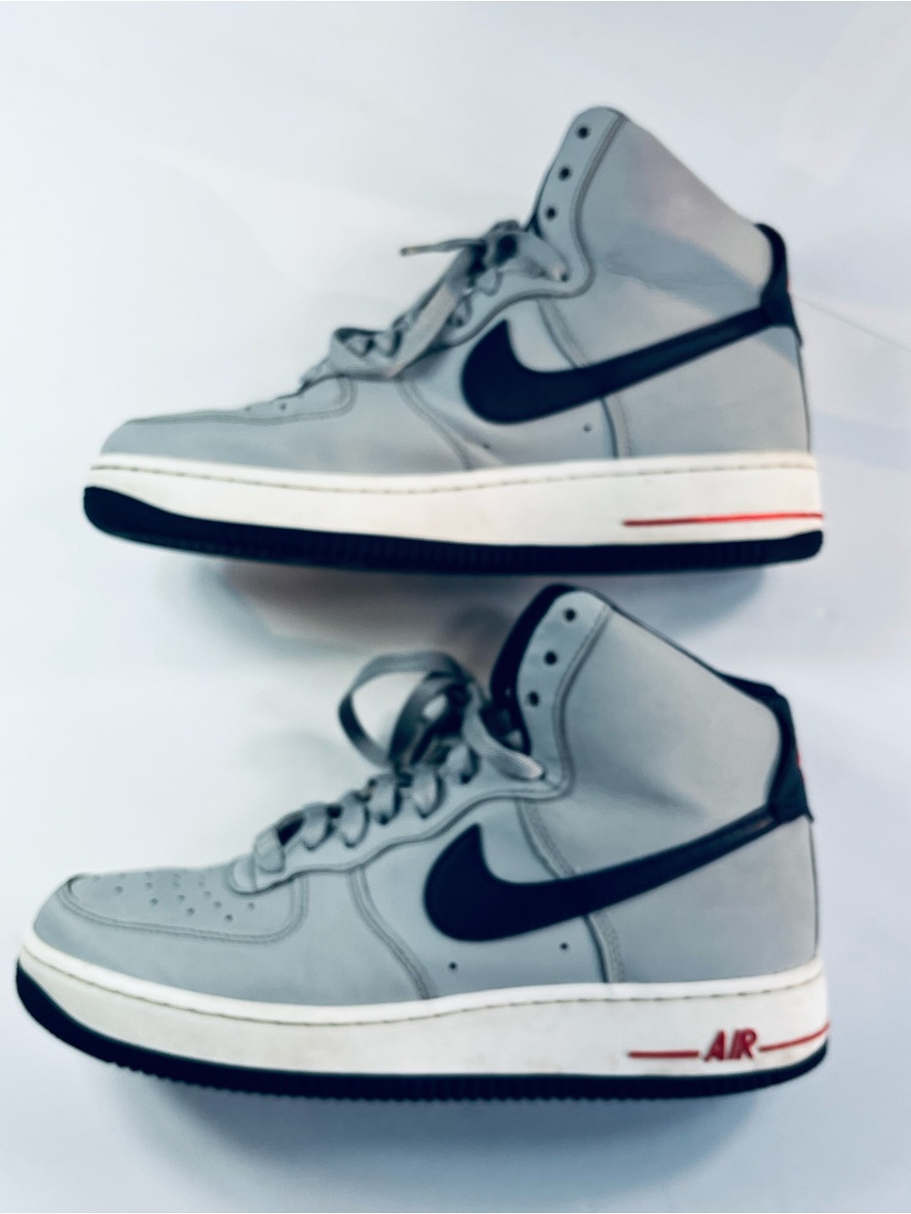 Nike Air Force 1 High QS ‘New England Patriots’ #DZ 7338-001 Women’s:8.5 Grey